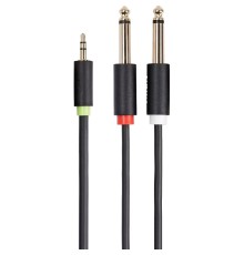 Кабель-адаптер/ Кабель-адаптер 3.5ST(M)/2X6.35 ST(M), 1.5м, Telecom PRO <TAV6168-1.5M>