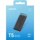 Внешний HDD/SSD/ Samsung External SSD T5 EVO, 4000GB, Type-C, USB 3.2 Gen1, R/W 460/460MB/s, 95x40x17mm, Black (12 мес.)