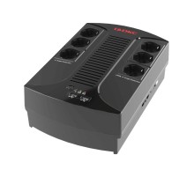 Линейно-интерактивный ИБП ДКС серии Info PDU, 600 ВА/360 Вт, 1/1, 6xSchuko, USB для зарядки (2), USB + RJ11, 1x7Aч (Мятая упаковка)