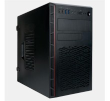корпус Mini Tower InWin EMR065 Black __________  U3.0*2+U2.0*2  A(HD) +intrusion switch mATX (без блока питания) (существенное повреждение коробки)