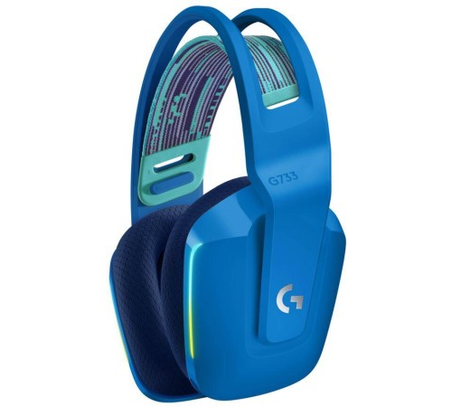 Гарнитура/ Logitech Headset G733 LIGHTSPEED Wireless RGB Gaming BLUE Retail