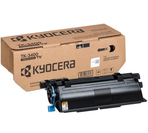 Тонер Kyocera Тонер-картридж TK-3400 для ECOSYS PA4500x/PA5000x/PA5500x/PA6000x/MA4500x/MA4500fx (12500 стр.)
