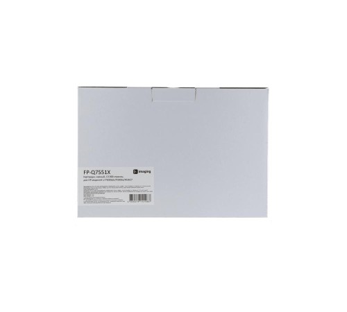 Картридж F+ imaging, черный, 13 000 страниц, для HP моделей LJ P3005dn/P3005x/M3027 (аналог Q7551X), FP-Q7551X (Вскрытая упаковка)