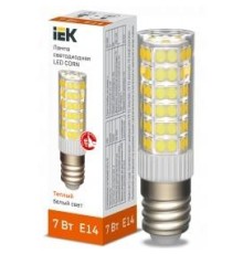 Лампа LED CORN капсула 7Вт 230В 3000К керамика E14 IEK
