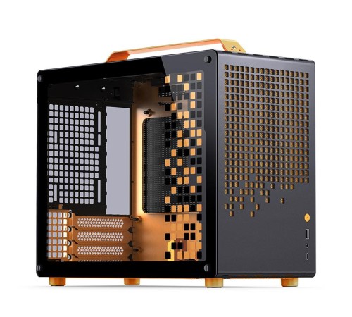 Корпус без блока питания/ Case JONSBO Z20, Mini-Tower, TG, no fan, 1xUSB-A 3.2 + 1xUSB-C 3.2, mATX, mITX Orange/Black Корпус без блока питания/ Case JONSBO Z20, Mini-Tower, TG, no fan, 1xUSB-A 3.2 + 1xUSB-C 3.2, mATX, mITX Orange/Black