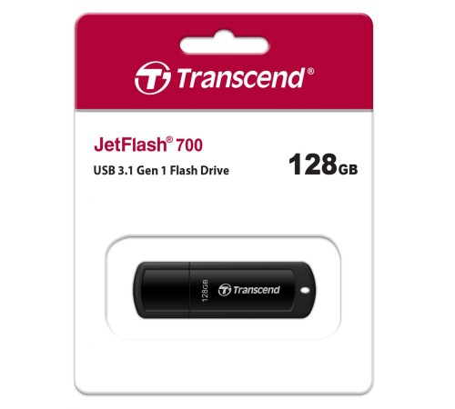 Флеш-накопитель/ Transcend 128GB JetFlash 700 (black) USB 3.0 Флеш-накопитель/ Transcend 128GB JetFlash 700 (black) USB 3.0