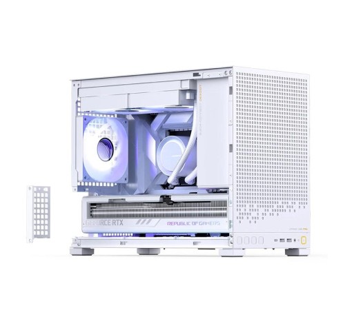 Корпус без блока питания/ Case JONSBO D32 PRO, Mini-Tower, TG, no fan, 2xUSB-A 3.2 + 1xUSB-C 3.2, mATX, mDTX, mITX White Корпус без блока питания/ Case JONSBO D32 PRO, Mini-Tower, TG, no fan, 2xUSB-A 3.2 + 1xUSB-C 3.2, mATX, mDTX, mITX White