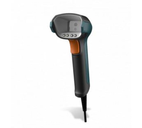 Сканер штрих-кодов/ Handheld scanner. industry. 2D. megapixel imager. Red/White /blue LEDs. multi-interface (RS232.USB.PS/2). vibration. protection class: IP64 drop: 1.8m. incl.: 2m straight rugged USB cable.