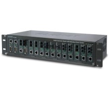 MC-1500R шасси для уставнки медиаконвертеров/ 15-slot 19" Media Converter Chassis with Redundant Power Option