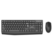 Аксессуары Philips Беспроводной Комплект  SPT6337, 2.4 GHz 104 клав/3 кнопки, 1600dpi, русская заводская раскладка, чёрный