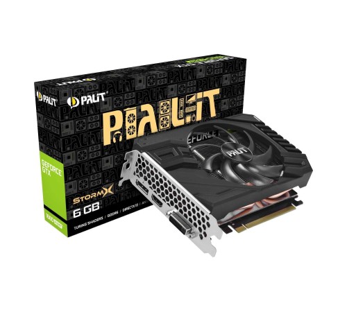 Видеокарта Palit GTX1660SUPER STORMX 6G GDDR6 192bit DVI HDMI DP (Вскрытая упаковка) Видеокарта Palit GTX1660SUPER STORMX 6G GDDR6 192bit DVI HDMI DP (Вскрытая упаковка)