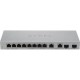 Коммутатор/ Switch Zyxel XGS1010-12, 8xGE, 2x1/2.5GE, 2xSFP+, desktop, silent