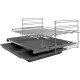 Встраиваемая электрическая духовка BOSCH 59.5x59.4x54.8 см, 66 л, гриль, конвекция, черный