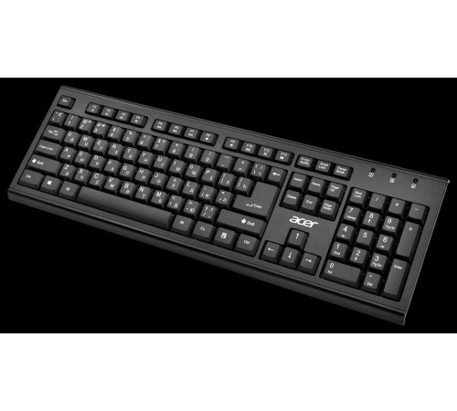 Набор клавиатура+мышь/ Беспроводной набор (клав+мышь) ACER OKR120 Wireless 2.4G combo set black Набор клавиатура+мышь/ Беспроводной набор (клав+мышь) ACER OKR120 Wireless 2.4G combo set black