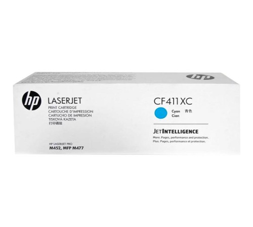 Тонер-картридж/ HP 410X Contractual High Yield Cyan Original LaserJet Toner Cartridge