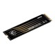 Твердотельный накопитель MSI SSD SPATIUM M480 Pro, 4000GB, M.2(22x80mm), NVMe, PCIe 4.0 x4, 3D TLC, R/W 7400/7000, IOPs 1 000 000/1 000 000, DRAM buffer 2048MB, TBW 3000, DWPD 0.41 (5 лет)