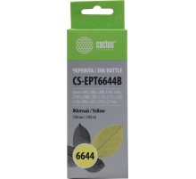 -/ Чернила Cactus CS-EPT6644B T6644 желтый 100мл для Epson L100/L110/L120/L132/L200/L210/L222/L300/L312