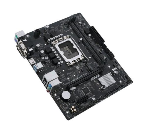 Материнская плата ASUS PRIME H610M-R D4-SI, LGA1700, H610, 2*DDR4, 4*SATA, 1*M.2, 4*USB 3.2, 1*PCIx16, 1*PCIx1, VGA+HDMI+DVI-D, mATX; 90MB1B40-M0ECY0