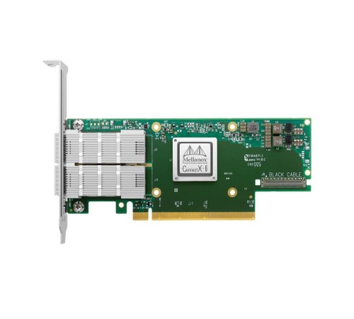 Сетевая карта Infiniband/ CX653106A ConnectX®-6 VPI adapter card, 100Gb/s (HDR100, EDR IB and 100GbE), dual-port QSFP56, PCIe3.0/4.0 x16, tall bracket, single pack Сетевая карта Infiniband/ CX653106A ConnectX®-6 VPI adapter card, 100Gb/s (HDR100, EDR IB and 100GbE), dual-port QSFP56, PCIe3.0/4.0 x16, tall bracket, single pack