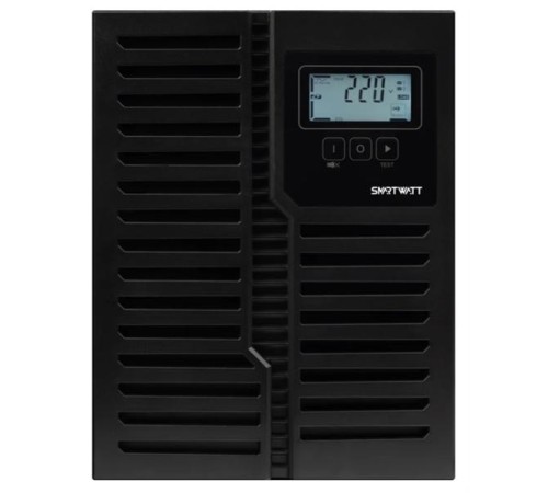 Источник бесперебойного питания SMARTWATT ИБП Онлайн, мощность 2000/1800 ВА/Вт, напольный, LCD дисплей, управляемые розетки, Shuko CEE7/4 - 1 шт. , IEC13 - 8 шт.