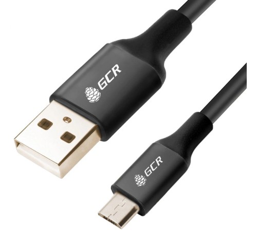 Greenconnect Кабель 3A 1.5m USB 2.0 для Samsung, GOLD, ОS Android, AM/microB 5pin, черный, AL корпус черный, черный ПВХ, 28/22 AWG, поддержка функции быстрой зарядки, GCR-51180 Greenconnect Кабель 3A 1.5m USB 2.0 для Samsung, GOLD, ОS Android, AM/microB 5pin, черный, AL корпус черный, черный ПВХ, 28/22 AWG, поддержка функции быстрой зарядки, GCR-51180