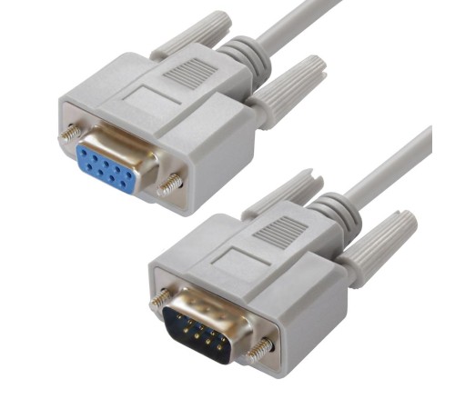 Greenconnect Удлинитель 0.5m RS-232/RS-232 9M/9F Premium GCR-DB9CM2F-0.5m, серый 30 AWG Greenconnect Удлинитель 0.5m RS-232/RS-232 9M/9F Premium GCR-DB9CM2F-0.5m, серый 30 AWG