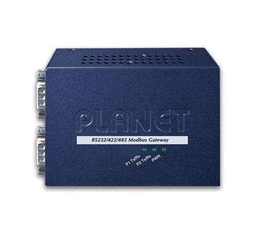 шлюз/ PLANET 2-Port RS232/422/485 Modbus Gateway (1-Port 10/100BASE-TX, -10 to 60 C, Modbus RTU/ASCII, Master/Slave)