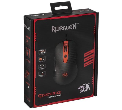 Redragon Проводная игровая мышь Gerderus оптика,7кнопок,7200dpi Redragon Проводная игровая мышь Gerderus оптика,7кнопок,7200dpi