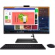 Моноблок/ Lenovo IdeaCentre AIO 3 27ALC6 27"(1920x1080 IPS)/AMD Ryzen 5 7430U(2.3Ghz)/16384Mb/512SSDGb/noDVD/Int:AMD Radeon/Cam/BT/WiFi/war 1y/8.77kg/black/noOS + RU kbd, mouse USB
