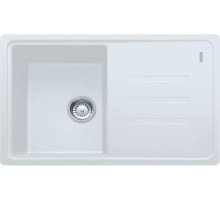 Мойка Franke 114.0391.180/ Best, Мойка BSG 611-78 стоп-вентиль, белый