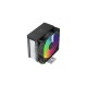 Кулер для процессора Ocypus Gamma A40 BK ARGB Digital, 100mm ARGB FAN, Top Display Panel, 4 HEAT PIPES, 4-PIN PWM, 600-2400 RPM, 29.5DBA, HYDRO BEARING, LGA115X/1200/1700/18XX, AM4/AM5