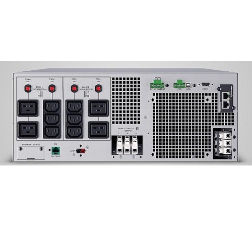 Источник бесперебойного питания CyberPower OL8KERTHD Online 8000VA/8000W USB/RS-232/Dry/EPO/SNMPslot/BM/ENV/RJ11/45/EBM (6 IEC С13, 4 IEC C19, terminal) Источник бесперебойного питания CyberPower OL8KERTHD Online 8000VA/8000W USB/RS-232/Dry/EPO/SNMPslot/BM/ENV/RJ11/45/EBM (6 IEC С13, 4 IEC C19, terminal)