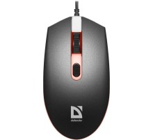 Defender Проводная оптическая мышь Dot MB-986 7цветов,4D,1000/1600dpi