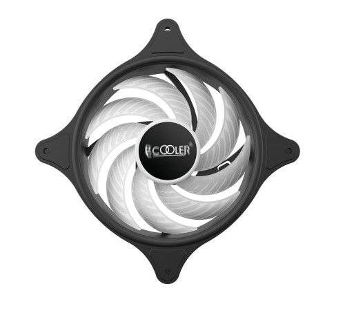 Кулер для корпуса/ Case Cooler PCCooler FX 120 ARGB (120x120x25mm, 4-pin PWM, ARGB, 52.79CFM, 33.2dBA, 2000RPM, Black) Кулер для корпуса/ Case Cooler PCCooler FX 120 ARGB (120x120x25mm, 4-pin PWM, ARGB, 52.79CFM, 33.2dBA, 2000RPM, Black)