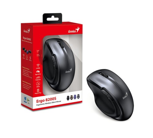 Мышь беспроводная Ergo 8200S IronGrey Мышь беспроводная Ergo 8200S IronGrey