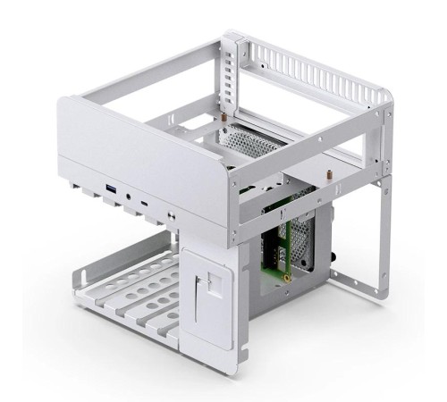 Корпус без блока питания/ Case JONSBO N2, Mini-Tower, 1x120mm, 1xUSB-A 3.0 + 1xUSB-C 3.2, SFX PSU Support, mITX White Корпус без блока питания/ Case JONSBO N2, Mini-Tower, 1x120mm, 1xUSB-A 3.0 + 1xUSB-C 3.2, SFX PSU Support, mITX White
