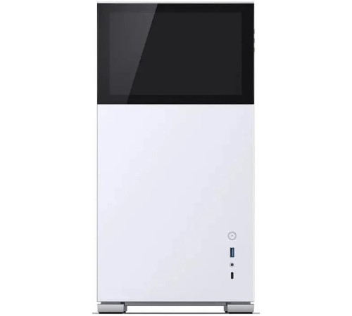 Корпус без блока питания/ Case JONSBO D41 STD SCREEN, Midi-Tower, no fan, 1xUSB-A 3.2 + 1xUSB-C 3.2, ATX, mATX, White