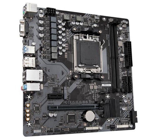 Материнская плата GIGABYTE A620M S2H, AM5, A620, 2*DDR5, 4*SATA, 1*M.2, 2*USB 3.2, 4*USB 2.0, 1*PCIx16, 1*PCIx1, DP+HDMI+D-Sub, mATX