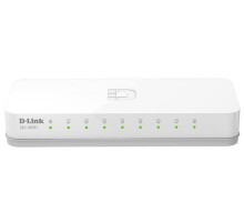 Коммутатор D-Link Неуправляемый коммутатор, 8x100Base-TX, корпус пластик