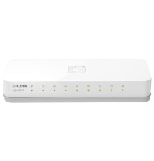 Коммутатор D-Link Неуправляемый коммутатор, 8x100Base-TX, корпус пластик