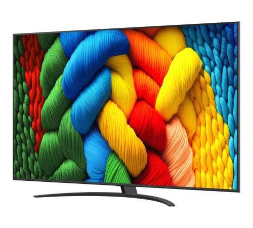 Телевизор ЖК 86'' LG/ 86", Ultra HD, Nano Color, Smart TV, WebOS, Wi-Fi, DVB-T2/C/S2, MR, 60Hz Native, 2.0ch (20W), 2 HDMI, 2 USB, 1 Pole, Charcoal Black, 2025