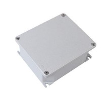 Коробка ответвительная алюминиевая окрашенная, IP66/IP67, RAL9006, 90х90х53мм