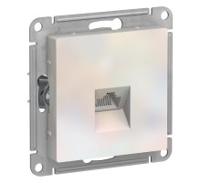 ATLASDESIGN РОЗЕТКА компьютерная RJ45, кат. 5Е, механизм, ЖЕМЧУГ
