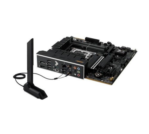 Материнская плата ASUS TUF GAMING B760M-PLUS WIFI II, LGA1700, B760, 4*DDR5, 4*SATA, 3*M.2, 3*USB 3.2, 4*USB 2.0, Type-C, 1*PCIx16, 1*PCIx4, 1*PCIx1, DP+HDMI, mATX; 90MB1HE0-M0EAY0