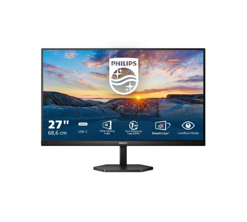 Монитор LCD 27'' 16:9 1920х1080(FHD) IPS, 75 Hz, 300 cd/m2, 1000:1, 4ms, HDMI, USB-C, USB-Hub, Tilt, Speakers, Black (Вскрытая упаковка) Монитор LCD 27'' 16:9 1920х1080(FHD) IPS, 75 Hz, 300 cd/m2, 1000:1, 4ms, HDMI, USB-C, USB-Hub, Tilt, Speakers, Black (Вскрытая упаковка)
