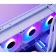Система жидкостного охлаждения/ Water Cooling System JONSBO TG-240 White (260W, 240mm, White, ARGB/ Fans: 2x120mm, 66.19CFM, 35.4dBA, 1800RPM/ Pump height 72mm, 30dBA, 2400RPM, Rad thickness 27mm/ S: 1700, 1200, 115X, AM5, AM4)