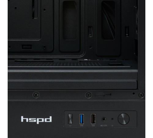 Корпус без блока питания/ Case HSPD M510, Mesh Mid Tower, Black, TG, 0.5 SPCC, no fans ATX, mATX, mITX 180/280/160mm 1x2.5", 1x3.5", 7xPCI 1xUSB-A 3.0, 1xUSB-A 1.0 517x277x418mm Корпус без блока питания/ Case HSPD M510, Mesh Mid Tower, Black, TG, 0.5 SPCC, no fans ATX, mATX, mITX 180/280/160mm 1x2.5", 1x3.5", 7xPCI 1xUSB-A 3.0, 1xUSB-A 1.0 517x277x418mm