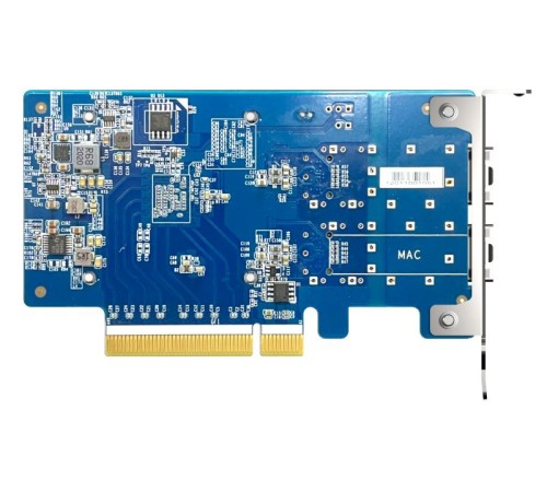 Сетевая карта/ QNAP QXG-25G2SF-CX6 Dual Port 25 GbE SFP28 PCIe Gen4 x8 NIC