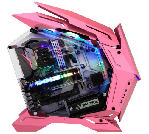 Корпус без блока питания/ Case JONSBO MOD-3, Full-Tower, TG, no fans, 2xUSB-A 3.0, EATX, ATX, mATX, mITX Pink Корпус без блока питания/ Case JONSBO MOD-3, Full-Tower, TG, no fans, 2xUSB-A 3.0, EATX, ATX, mATX, mITX Pink