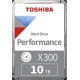 Жесткий диск/ HDD Toshiba X300 SATA3 10Tb 3.5" 7200 256Mb 1 year warranty